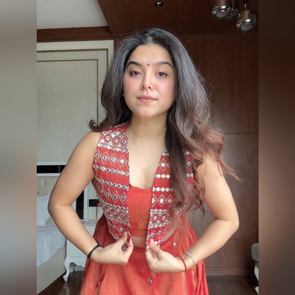 Wedding lehenga party wear lehenga, ethnic wear Traditional lehenga With Jacket - Picture 10 of 16